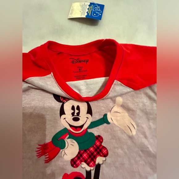 NWT Disney, Minnie Mouse pajamas. Sz 4T - Picture 3 of 6